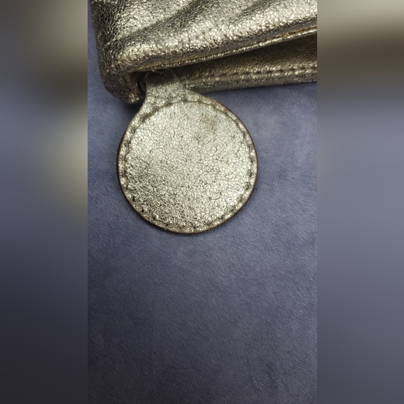 Antonio Melani Gold Metallic Textured‎ Clutch #6 - Picture 5 of 14